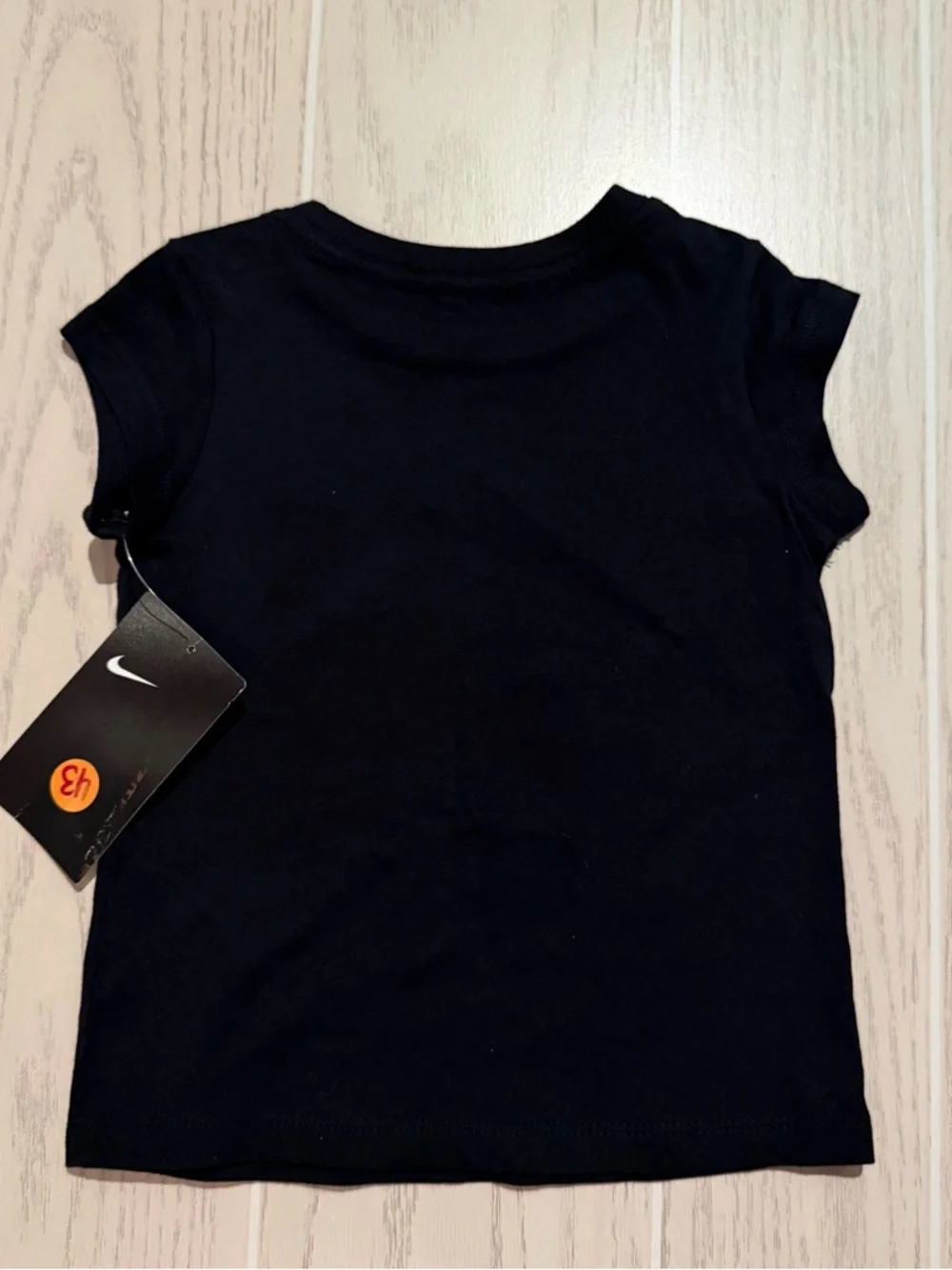 Nike Toddler‎ Girls Size 2T Black Logo Tee Shirt Graphic Pink Swoosh NWT